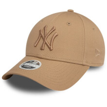New Era Womens 9FORTY New York Yankees Baseball Cap - Light Beige