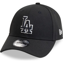 New Era Mens 9FORTY Los Angeles Dodgers Baseball Cap - Black - OSFM