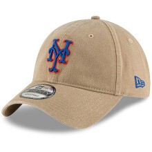 New Era Mens 9TWENTY New York Mets Baseball Cap - Beige/Khaki