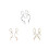 (Rainbow) 1 Pair Simple Spiral Threader Earrings - Irregular Helix Wave Curve Ear Cuff 6