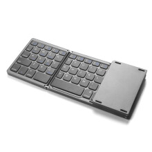 Foldable Wireless Keyboard Rechargeable Folding Keyboard for Mobile Tablet Notebook Office Keyboard