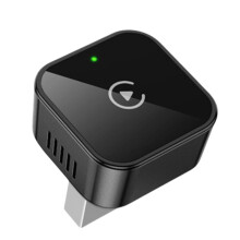 2 In1 Wireless Carplay Android AUTO Car Adapter WiFi & AI Box Wired CarPlay to Wireless Carplay Black