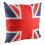 British Vintage Style Union Jack Flag Throw Pillow Case, Pillowcase 1