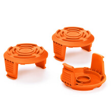 Tapa de Carrete para Worx, Repuestos Tapa de Carrete para Worx, Adecuadas para Desmalezadora Worx (Paquete de 3)