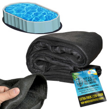 U.S. Pool Supply Armour Shield 15-Foot x 30-Foot Oval Heavy Duty Pool Liner Pad for Above Ground Swimming Pools - Protects Pool Liner, Prevents Punctu