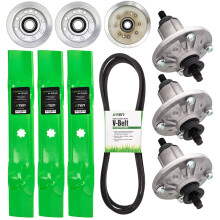 8TEN Deck Rebuild Kit for John Deere 48 inch LA145 LA165 LA155 Blade Spindle Belt Idler AUC15811