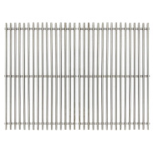 LOCVCDA 17.5" Rostfritt Stål 7639 Gasgrill Galler för Weber Spirit 300, Spirit 700, Genesis Silver B/C