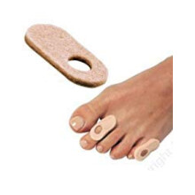 Dr. Jills Maisschutz, 100 1/8" Filz-Pads für Zehenschmerzen (100 pro Packung)