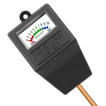 Hathdia Bodemvochtmeter, Plant Hygrometer voor Potplanten, Tuin, Boerderij, Gazon (Geen Batterij Nodig)-Zwart