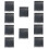 EasyFlex Nylon Landskapsankare, 100-pack, Svart 1