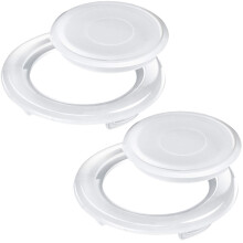 Bememo 2 Sets 2 Zoll Tischschirm Lochring und Kappe Set, Standardgröße