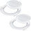 Bememo 2 Set 2 Tum Utomhus Bord Paraplyhål Ring och Lock Set 1
