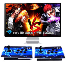 GWALSNTH 8000 Games in 1 Pandora's Box with WiFi Arcade Game Console, 3D Games,1280x720 Full HD,Support 4 Players,Search/Hide/Save/Load/Pause Games