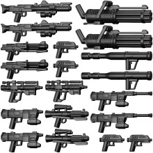BrickTactical Klontruppen Blaster Pack DC-15 Waffen für Minifigs
