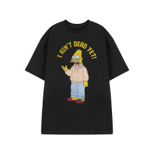 (Large) The Simpsons Short Sleeved T-Shirt (Mens Black)