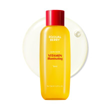 EQQUALBERRY Tónico Iluminador Vitamínico - Vitamina C y Niacinamida 3% | Exfoliante Suave Diario | Hidratación para Piel Radiante (5.07 fl. oz)