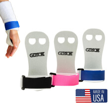 Gibson Athletic Rainbow Grips per Ginnastica per Principianti, Unisex in Cuoio Durevole con Chiusura a Velcro