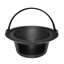 Uppgradera gjutjärnsasken med handtag, Quantfire kolaska för Big Green Egg, Kamado tillbehör