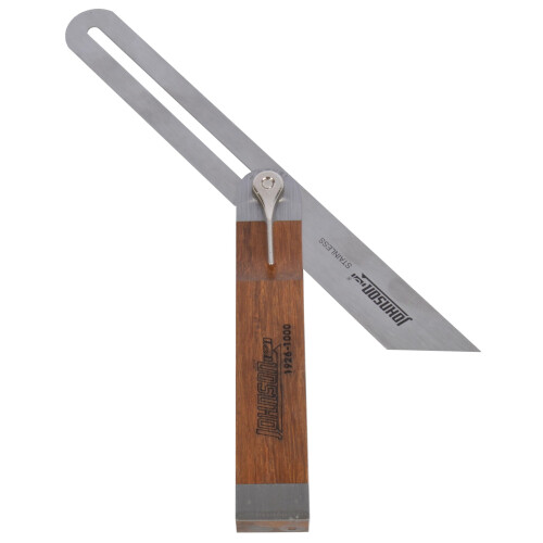 Johnson Level & Tool 1926-1000 T-Bevel de Bambú Carbonizado Profesional, 10"