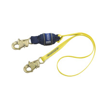 3M DBI-SALA EZ-Stop Force II 1246167 Lanyard Absorbant 6', Crochets, 310 lb, Jaune/Marine