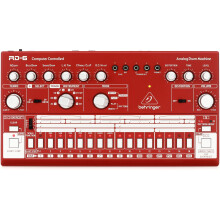 Behringer RHYTHM DESIGNER RD-6-RD Analog Drum Machine with 8 Drum Sounds, 64 Step Sequencer and Distortion Effects