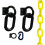 Kit de muelle de carga Mr. Chain, amarillo, cadena de plástico de 2 pulgadas (72302) 1