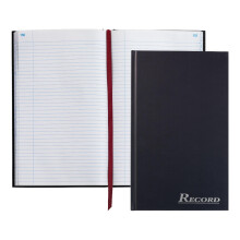 Adams Record Ledger, Hard Cover, 7.5 x 12.25 Inch, 300 Zuurbare Pagina's, Marineblauw (ARB712R3M)