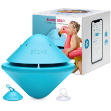 Lifebuoy Solo Pool Alarm Alarms for Inground Pools and Above Ground, Floating Pool Alarm Not ASTM F2208 Certified, Bluetooth App, No alerts to Mobile