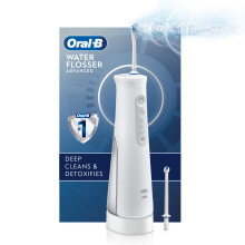 Oral-B Water Flosser Avanzato, Irrigatore orale portatile senza fili con 2 ugelli