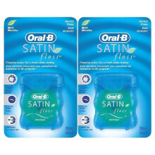 Oral B Satin Flos - Munt - 55 yd - 2 pk