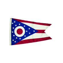 Independence Flag Nylon Ohio Flag, 3 x 5'