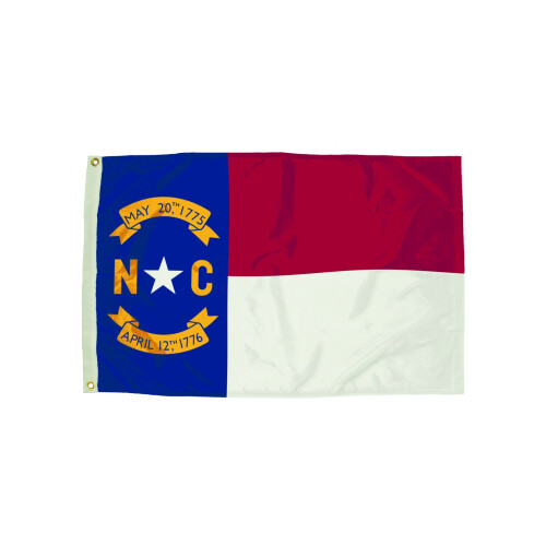 Nylon North Carolina Flag, 3 x 5'