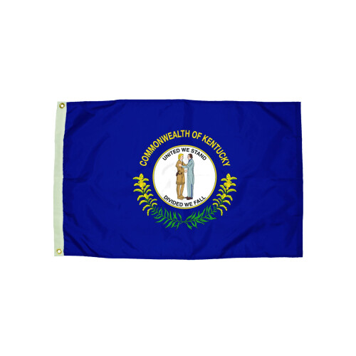 Independence Flag Nylon Kentucky Flag, 3 x 5'