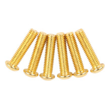 6x Doppelwippe Brücke Sattel Schrauben Gold