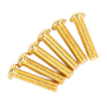 Doppelwippe Brücke Schrauben Gold 6x