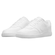 (8 UK, White) Nike Mens Vision Low Leather Trainers