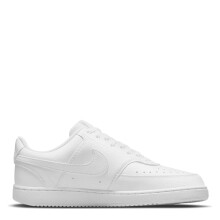 (11 UK, Triple White) Nike Mens Vision Low Leather Trainers
