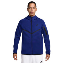 (M, Royal Blue) Nike Mens Tech Chevron Full Zip Hoodie