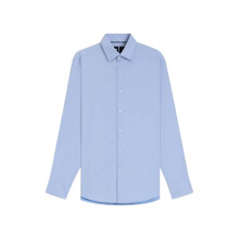(43 in, Pastel Blue) Hugo Boss Mens P Hank Oxford Kent Collar Long-Sleeved Shirt