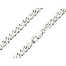 (18"/45cm, 6.5mm) 925 Sterling Silver Necklace Chain Classic Metric Curb 18in-20in Hallmarked