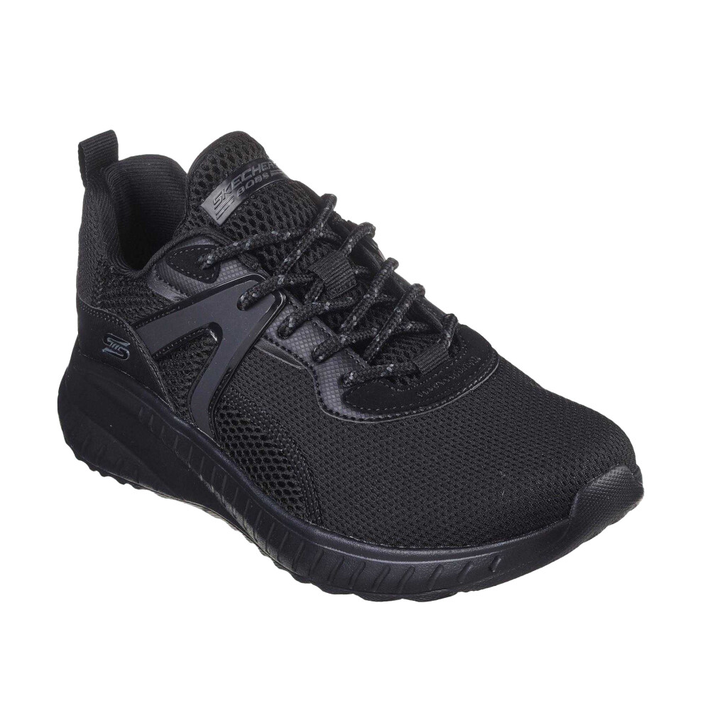 Skechers (2 Uk, Black) Womens/Ladies Bobs Squad Chaos Trainers