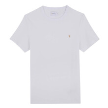 (S, White) Farah Mens Logo Regular T-Shirt
