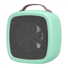 Battery Powered Space Heater - Compact Electric Mini Fan Heater With Thermostat