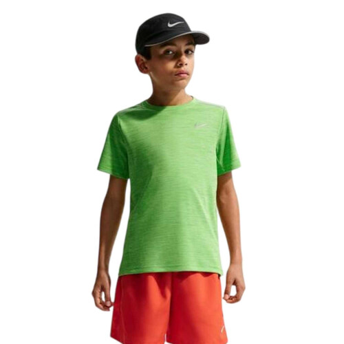 Nike (9-10 Years, Lime) Nike Boys Miler Dri-FIT Training Top
