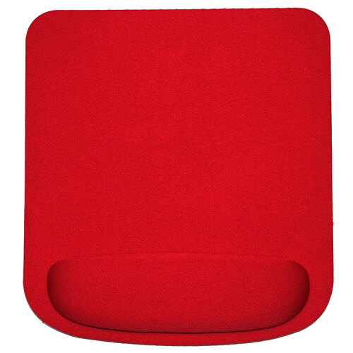 (red) Soft EVA Hand Pillow Mouse Pad for Work & Gaming