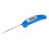 (White) Foldable Digital Kitchen Thermometer for BBQ, Cooking, and Meat - Accurate Temperature Gauge with Programmable Fork Probe 10