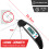 (Black) Foldable Digital Kitchen Thermometer for BBQ, Cooking, and Meat - Accurate Temperature Gauge with Programmable Fork Probe 4