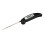 (Black) Foldable Digital Kitchen Thermometer for BBQ, Cooking, and Meat - Accurate Temperature Gauge with Programmable Fork Probe 8