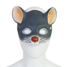 Stück 3D-Rattenmasken aus PU-Schaum, realistische Maus-Kostüm-Halbgesichtsmasken für Halloween, Karneval und Cosplay