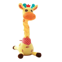 Lautstärkeregulierbares, schaukelndes, tanzendes Giraffen-Plüschtier, singendes Stofftier